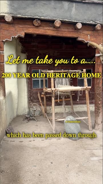 The entrance of the 200-year-old heritage home